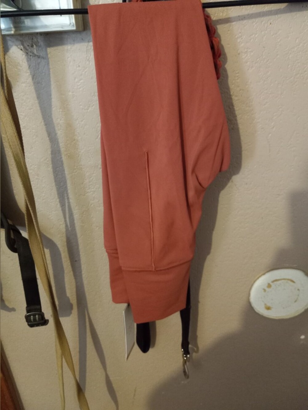 Cozy Rust-Colored Yoga Pants